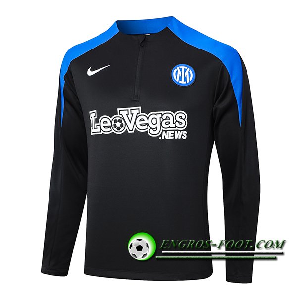 Sweatshirt Training Inter Milan Noir/Bleu 2024/2025