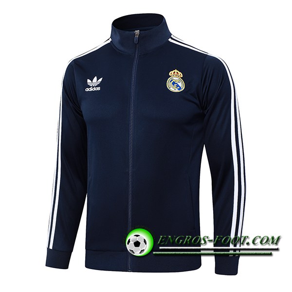 Veste Foot Real Madrid Bleu Royal 2024/2025