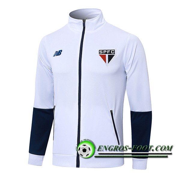 Veste Foot Sao Paulo FC Blanc/Bleu 2024/2025