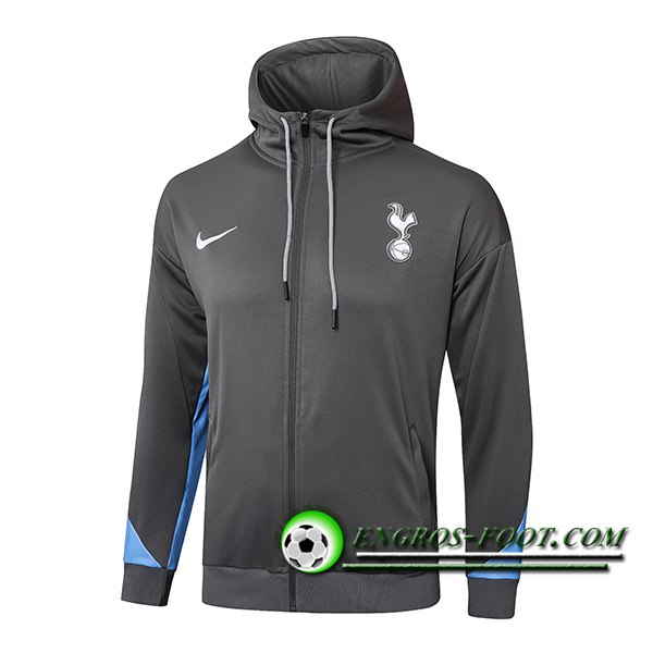 Veste A Capuche Tottenham Hotspur Gris/Bleu 2024/2025