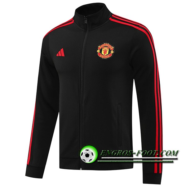 Veste Foot Manchester United Noir/Rouge 2024/2025