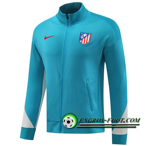 Veste Foot Atletico Madrid Bleu/Gris 2024/2025