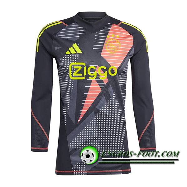 Maillot de Foot Ajax Gardien De But Manches Longues Noir 2024/2025