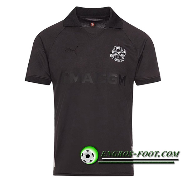 Nouveau Maillot de Foot Marseille OM 125th Anniversary Noir 2024/2025