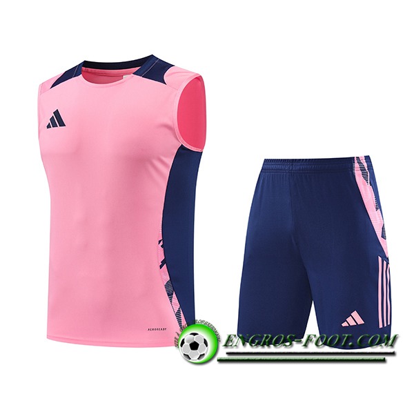 Ensemble Training Debardeur Adidas Rose/Pourpre 2024/2025