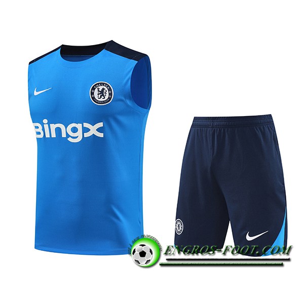 Ensemble Training Debardeur FC Chelsea Bleu 2024/2025 -02