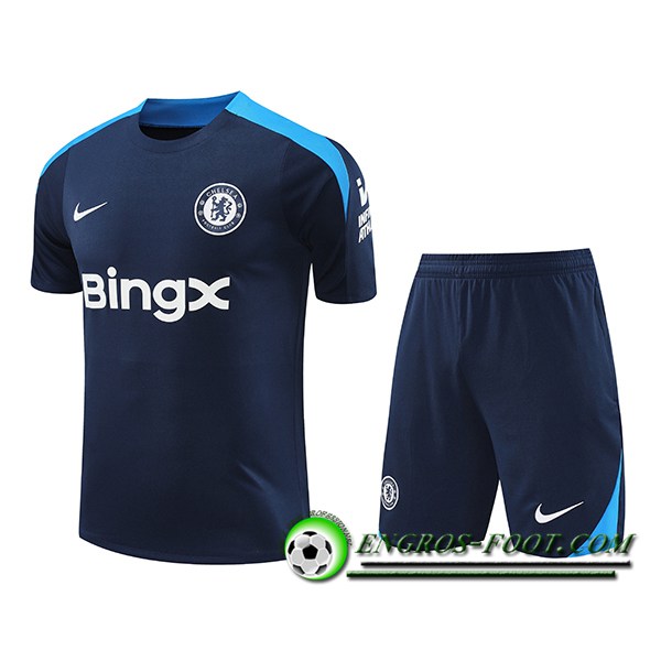 Ensemble Training T-Shirts FC Chelsea Bleu Royal 2024/2025