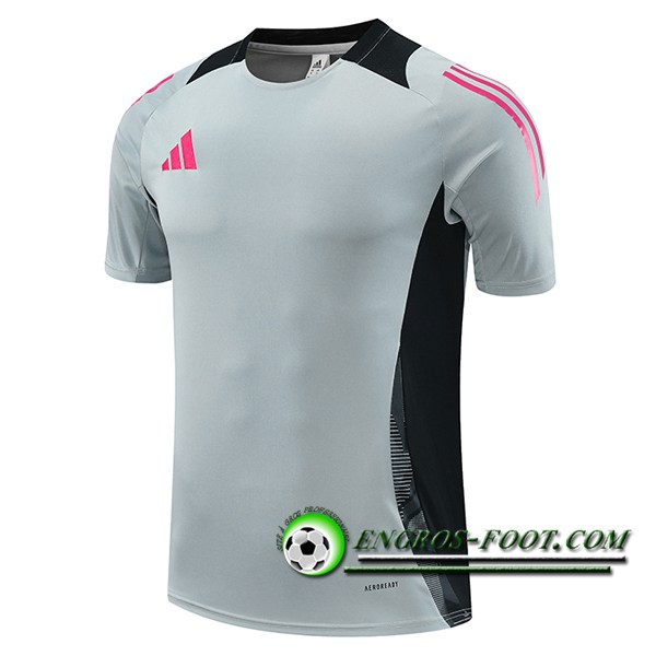 Training T-Shirts Adidas Gris/Noir/Rose 2024/2025