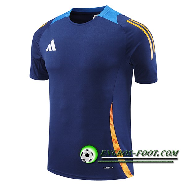 Training T-Shirts Adidas Bleu/Orange 2024/2025