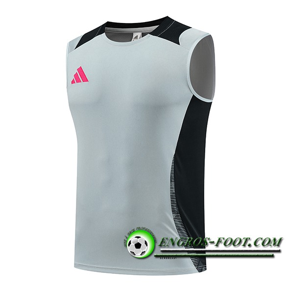 Training Debardeur Adidas Gris/Noir/Rose 2024/2025