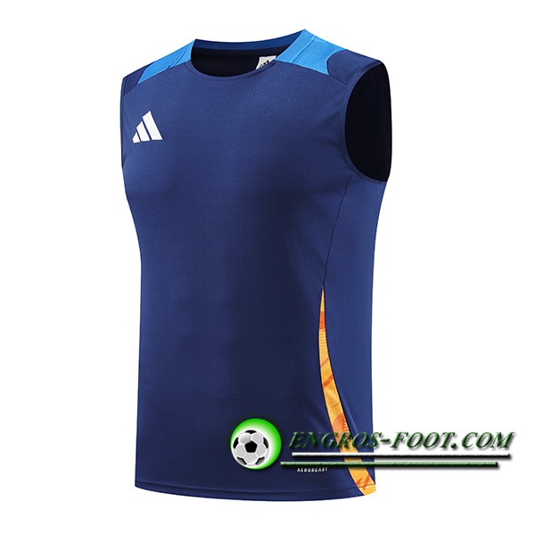 Training Debardeur Adidas Bleu/Orange 2024/2025