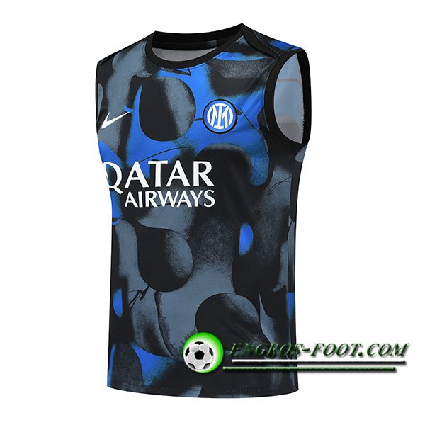 Training Debardeur Inter Milan Noir/Gris/Bleu 2024/2025