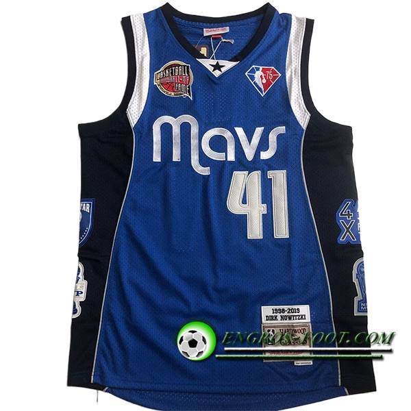 Maillot Dallas Mavericks (NOWITZKI #41) 2024/25 Bleu/Noir