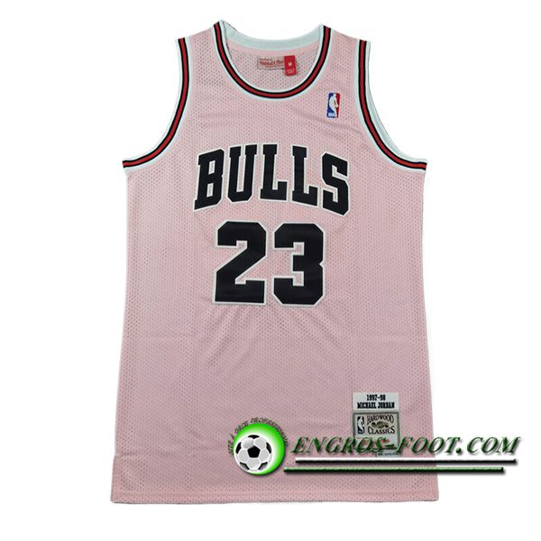 Maillot Chicago Bulls (JORDAN #23) 2024/25 Rose/Noir