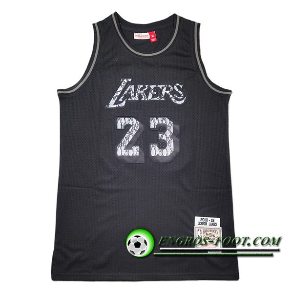 Maillot Los Angeles Lakers (JAMES #23) 2024/25 Noir/Gris