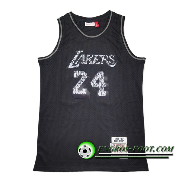 Maillot Los Angeles Lakers (BRYANT #24) 2024/25 Noir/Gris