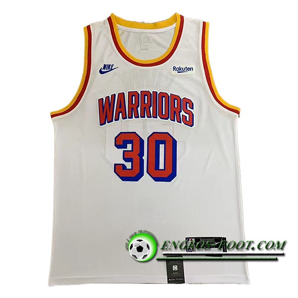 Maillot Golden State Warriors (CURRY #30) 2024/25 Blanc/Rouge