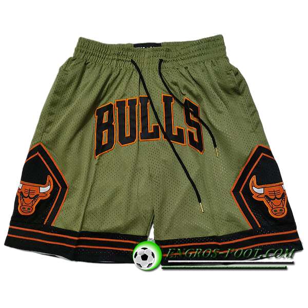 Shorts NBA Chicago Bulls 2024/25 Vert/Noir/Orange