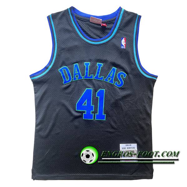 Maillot Dallas Mavericks (NOWITZKI #41) 2024/25 Noir/Bleu