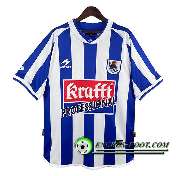 Maillot de Foot Real Sociedad Retro Domicile 2002/2003