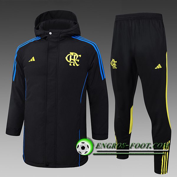 Ensemble Doudoune A Capuche Flamengo Noir/Bleu/Jaune 2024/2025