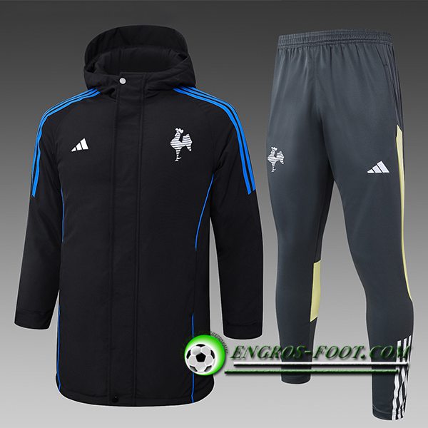 Ensemble Doudoune A Capuche Atlético Mineiro Noir/Bleu/Gris/Jaune 2024/2025