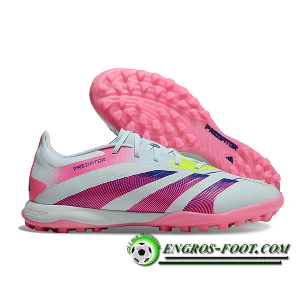 Adidas Chaussures de Foot PREDATOR 24 ELITE TF BOOTS Blanc/Rose