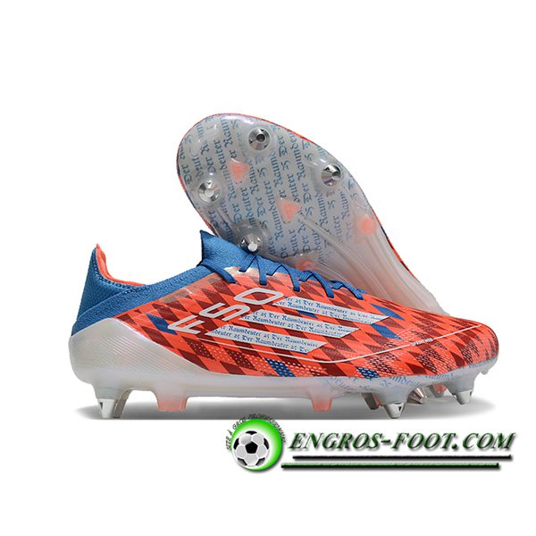 Adidas Chaussures de Foot F50 Elite SG Orange/Bleu