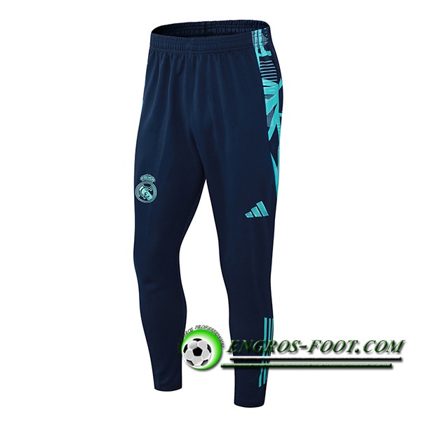 Pantalon Foot Real Madrid Bleu/Vert 2024/2025 -02