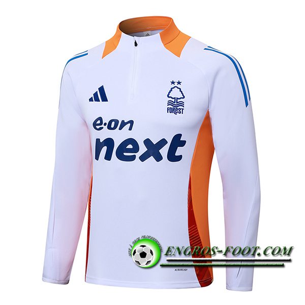 Sweatshirt Training Nottingham Forest Blanc/Orange/Bleu 2024/2025