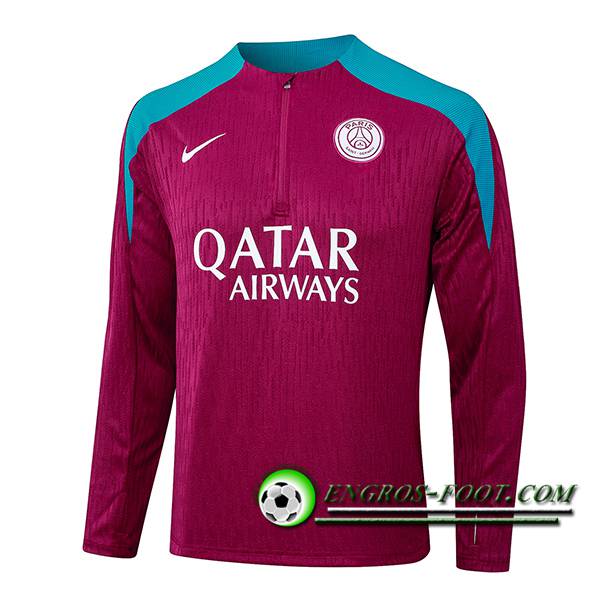 Sweatshirt Training PSG Pourpre/Bleu 2024/2025