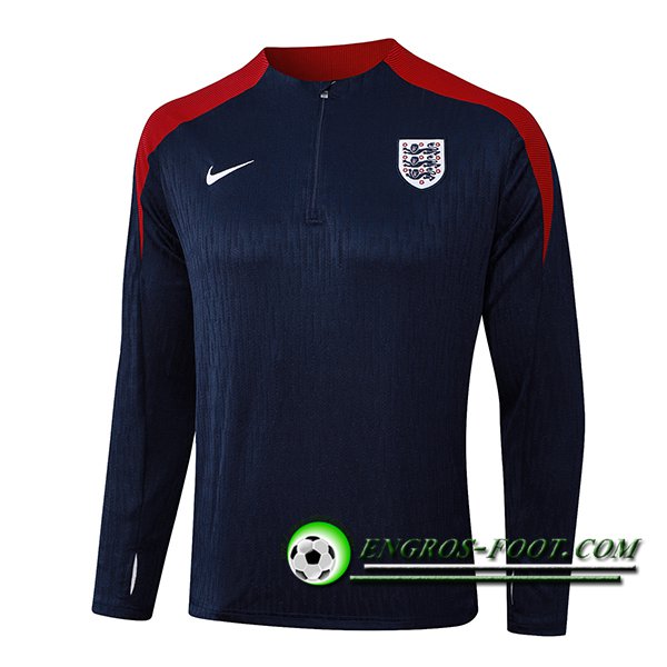 Sweatshirt Training Angleterre Bleu/Rouge 2024/2025