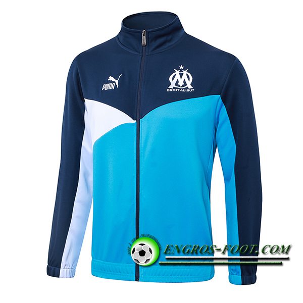 Veste Foot Marseille Bleu/Blanc 2024/2025