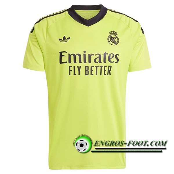 Maillot de Foot Real Madrid Gardien De But Vert 2024/2025