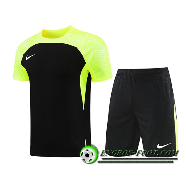 Ensemble Training T-Shirts Nike Noir/Vert 2024/2025