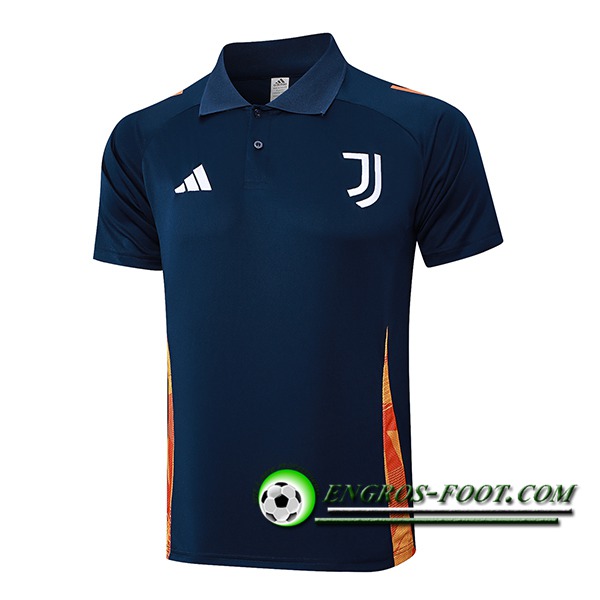 Polo Foot Juventus Bleu Royal 2024/2025