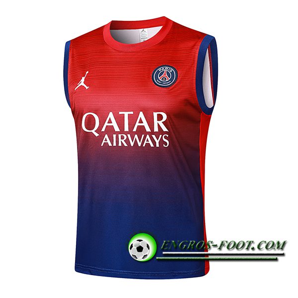 Training Debardeur PSG Rouge/Bleu 2024/2025 -03