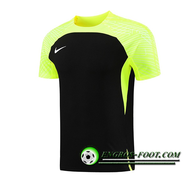 Training T-Shirts Nike Noir/Vert 2024/2025