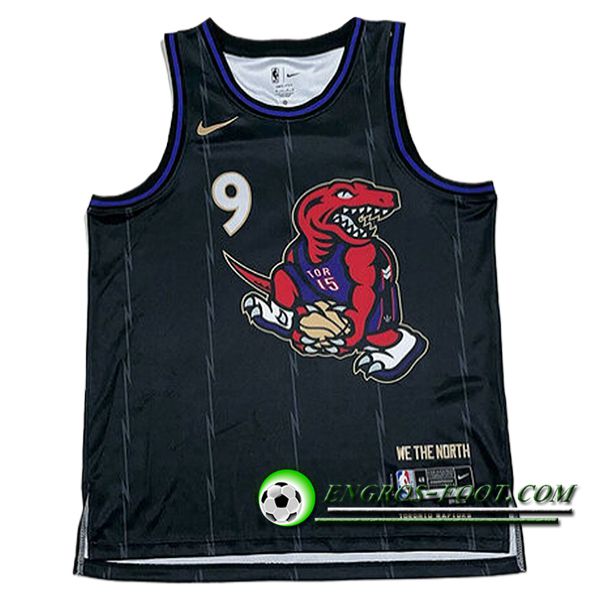 Maillot Toronto Raptors (BARRETT #9) 2024/25 Noir