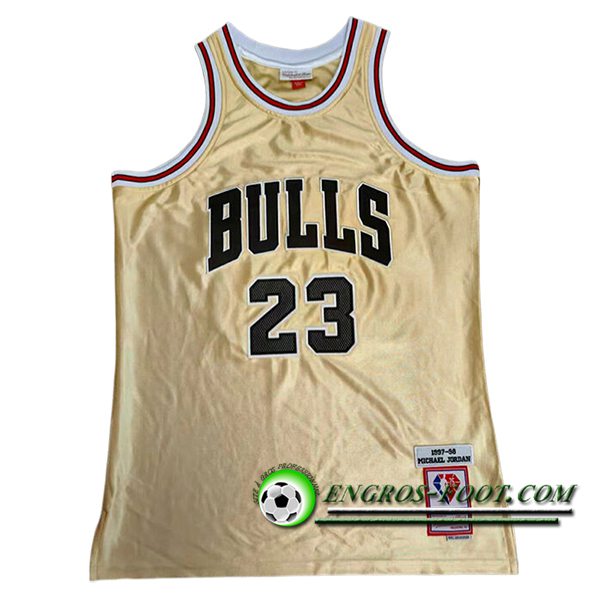 Maillot Chicago Bulls (JORDAN #23) 2024/25 Jaune/Noir