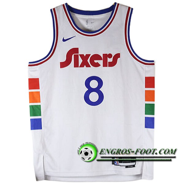 Maillot Philadelphia 76ers (GEORGE #8) 2024/25 Blanc