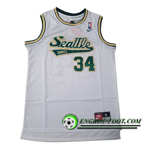 Maillot Oklahoma City Thunder (ALLEN #34) 2024/25 Blanc/Vert