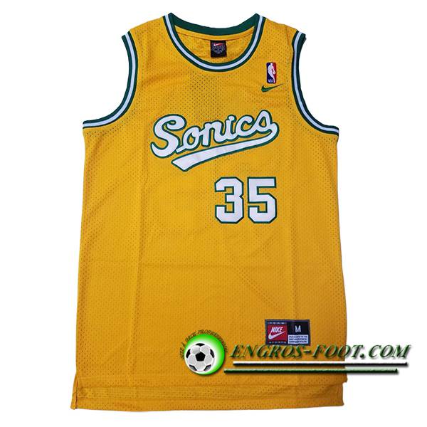 Maillot Oklahoma City Thunder (DURANT #35) 2024/25 Jaune