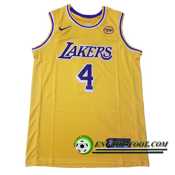 Maillot Los Angeles Lakers (KNECHT #4) 2024/25 Jaune