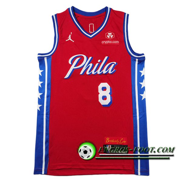 Maillot Philadelphia 76ers (GEORGE #8) 2024/25 Rouge/Bleu