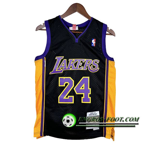 Maillot Los Angeles Lakers (BRYANT #24) 2023/24 Noir/Jaune/Pourpre