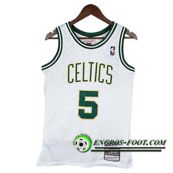 Maillot Boston Celtics (GARNETT #5) 2024/25 Blanc/Vert