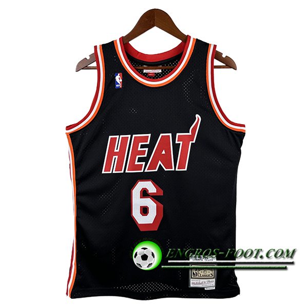 Maillot Miami Heat (JAMES #6) 2024/25 Noir/Rouge