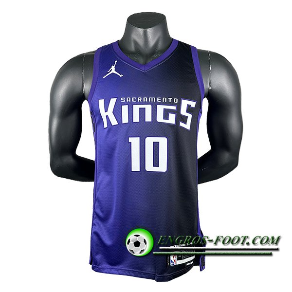 Maillot Sacramento Kings (DEROZAN #10) 2024/25 Pourpre/Noir