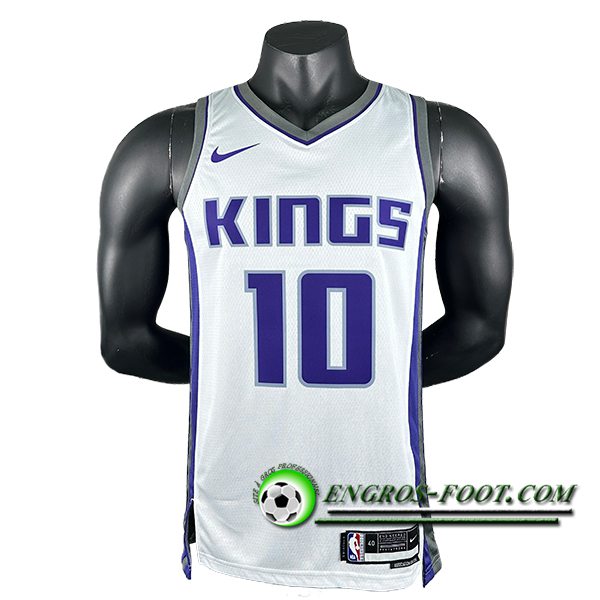 Maillot Sacramento Kings (DEROZAN #10) 2024/25 Blanc/Pourpre/Gris